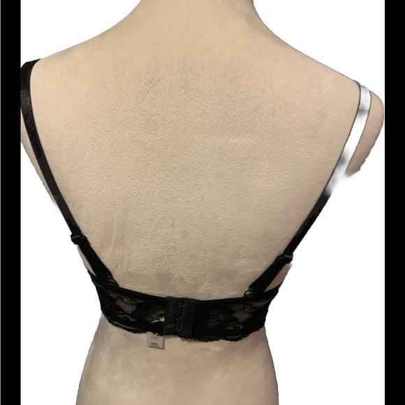 BLUXE NWT Padded Push Up Bra Underwire w Floral Lace 36D - Picture 4 of 5